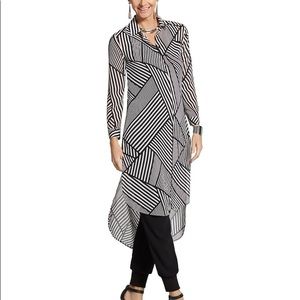 Chico’s women’s long top NWT